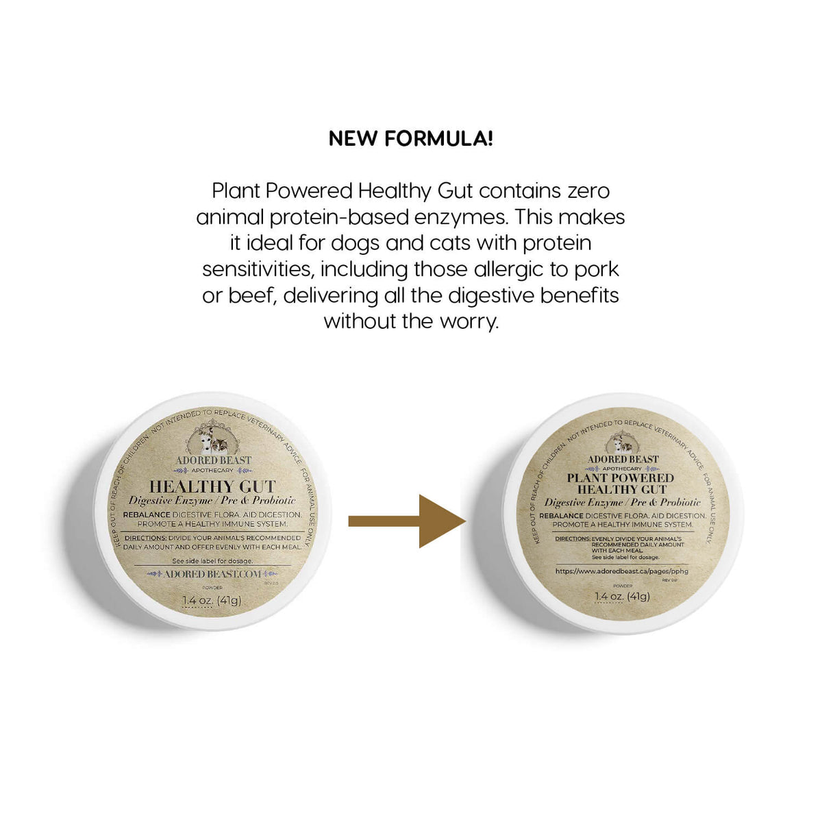 Adored Beast Healthy Gut | Digestive Enzymes