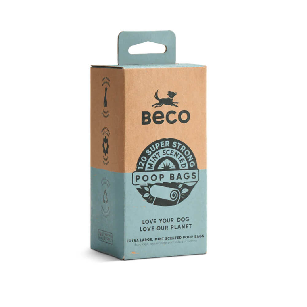 Beco Large Poop Bags | Mint Scented