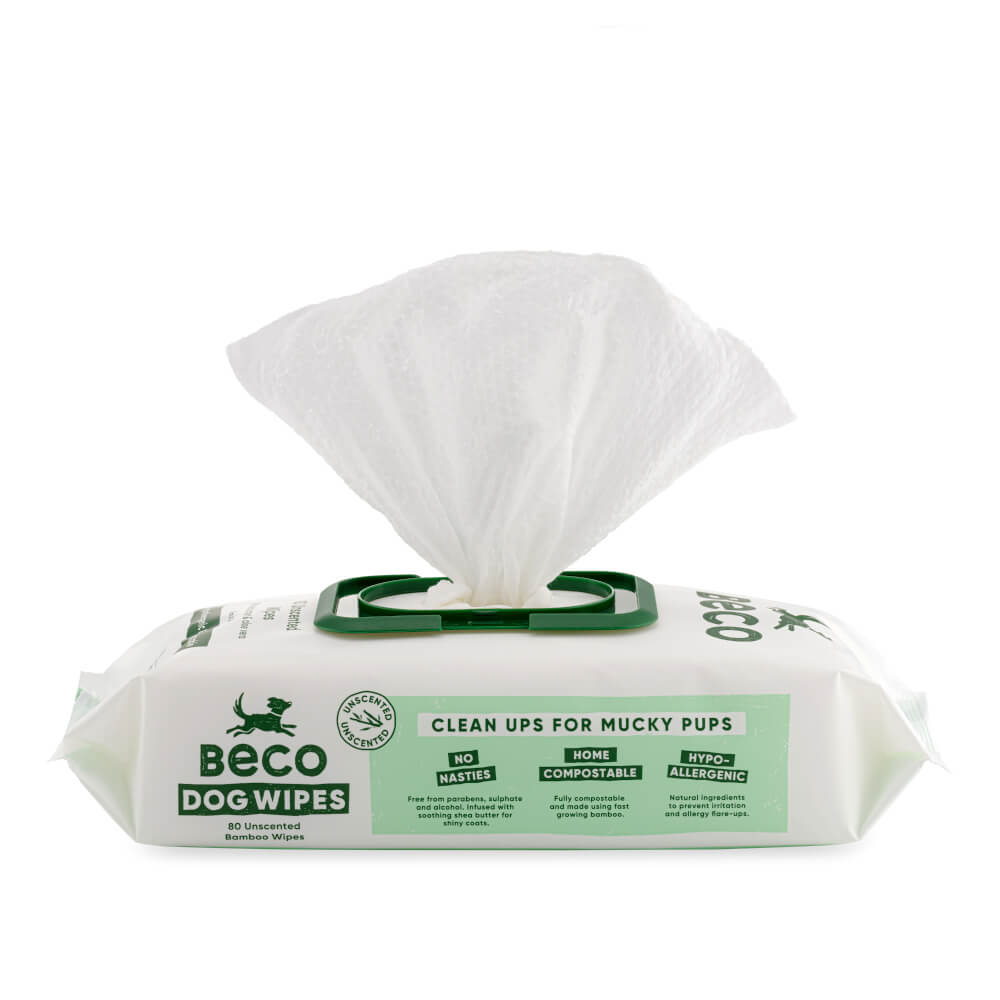 Beco Bamboo Dog Wipes | Unscented