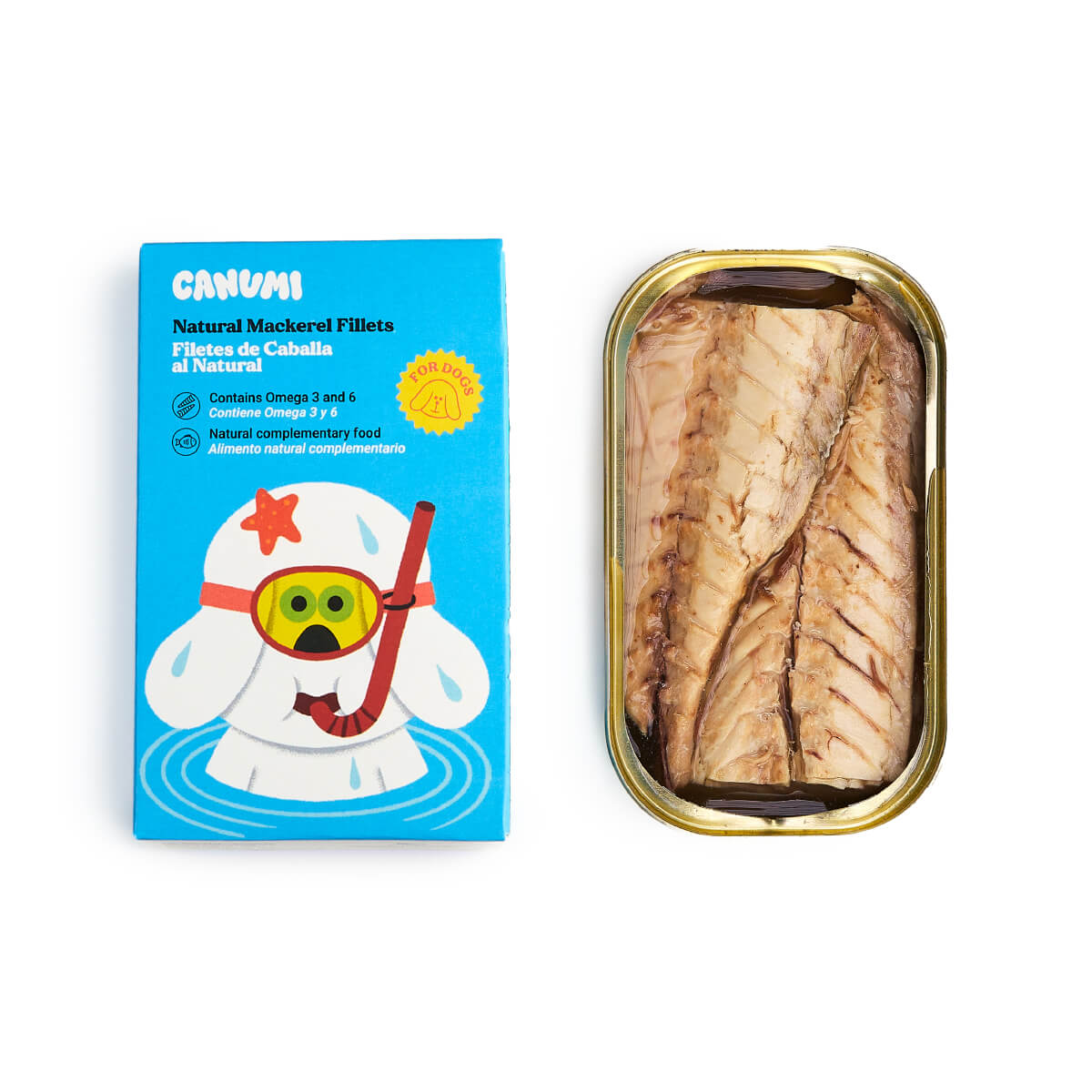 Canumi Mackerel Fillets for Dogs and Cats