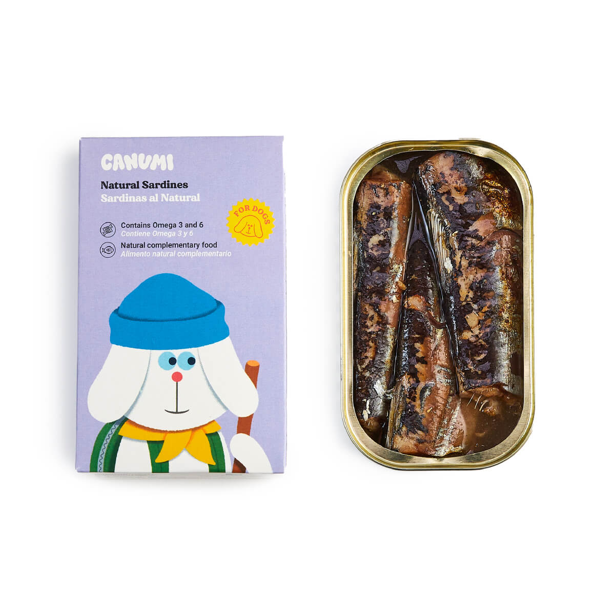 Canumi Sardines al Natural for Dogs and Cats