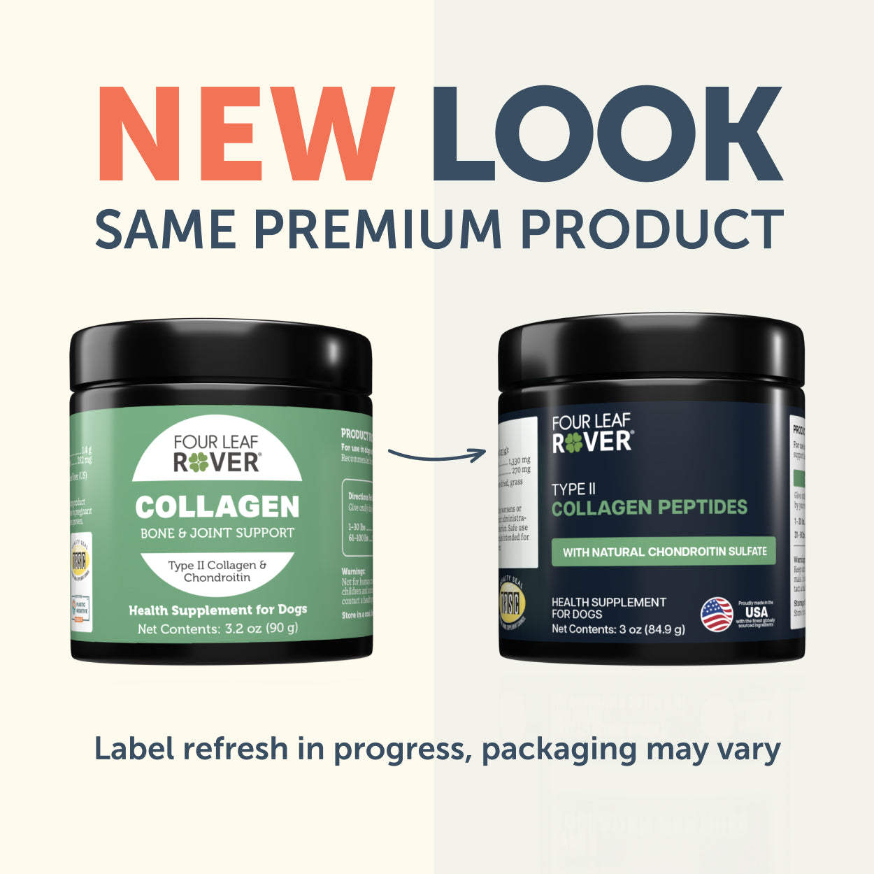 Four Leaf Rover Collagen Peptides | Targeted Bone & Joint Support