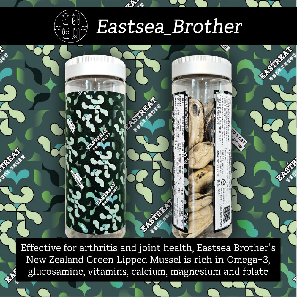 East Sea Brother Freeze-Dried Green-Lipped Mussels