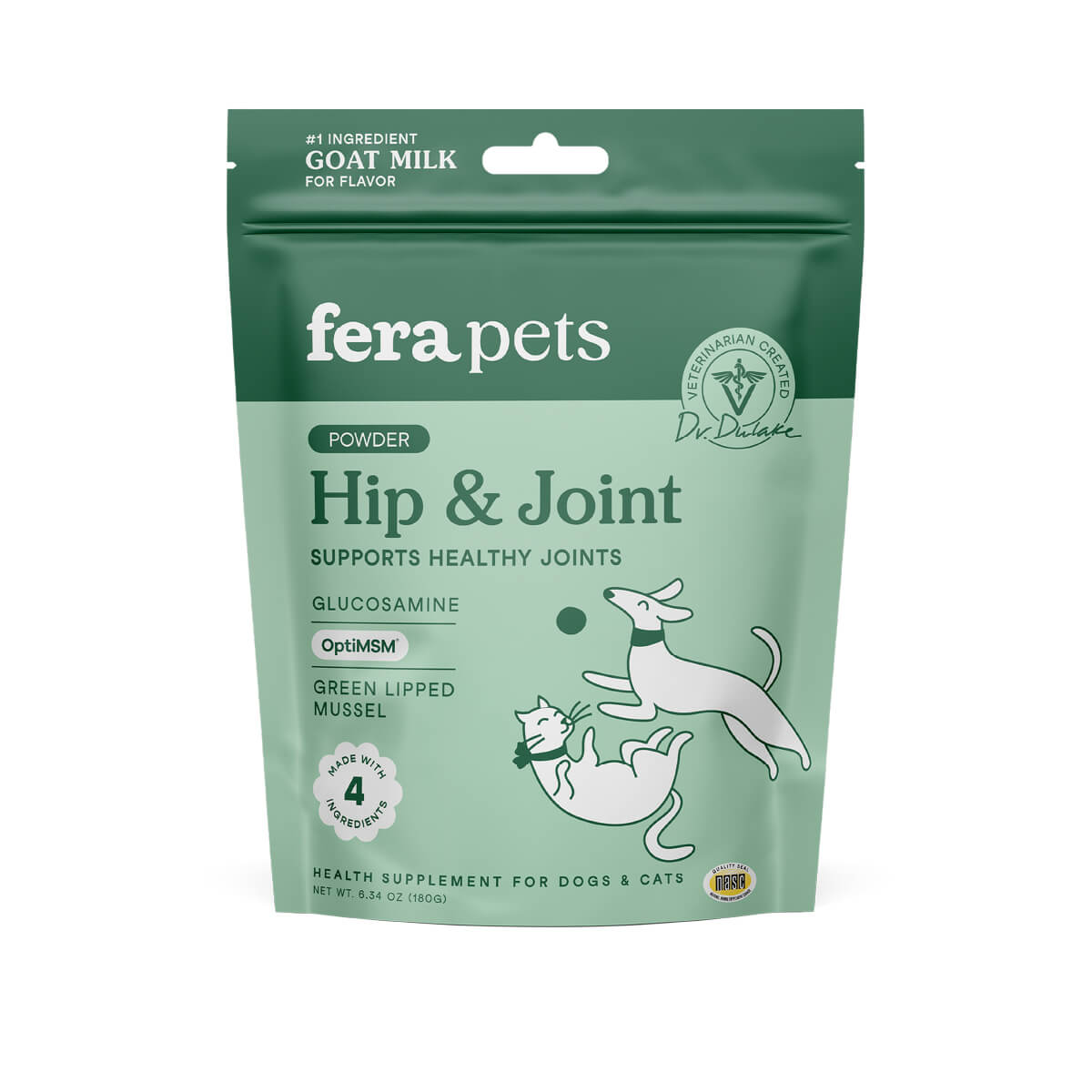 Fera Pets Hip & Joint Goat Milk Topper For Dogs & Cats