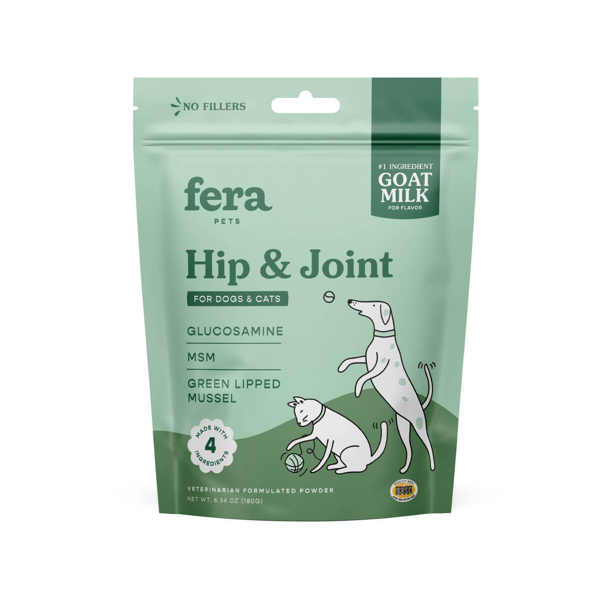 Fera Pets Hip & Joint Goat Milk Topper For Dogs & Cats