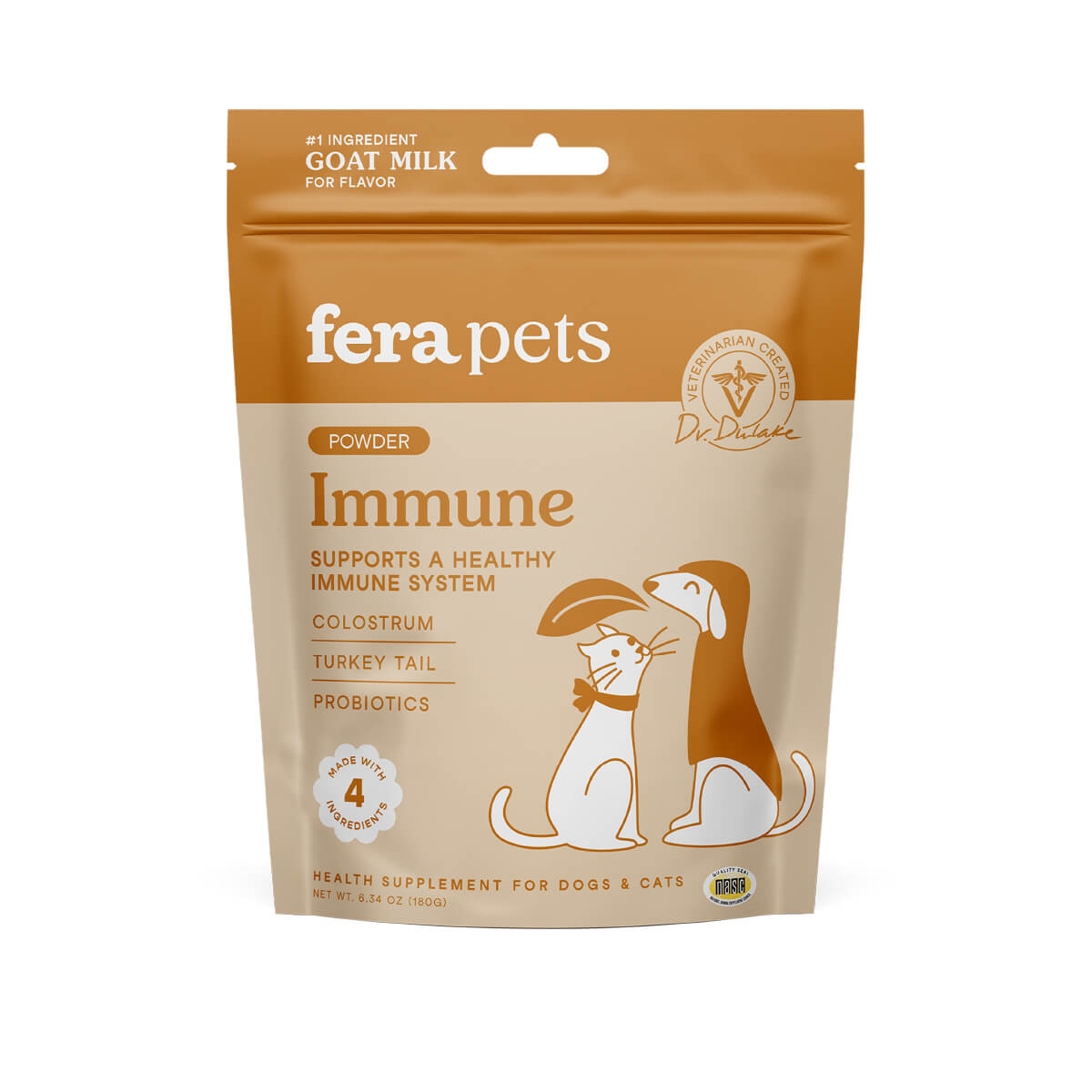Fera Pets Immune Goat Milk Topper For Dogs & Cats