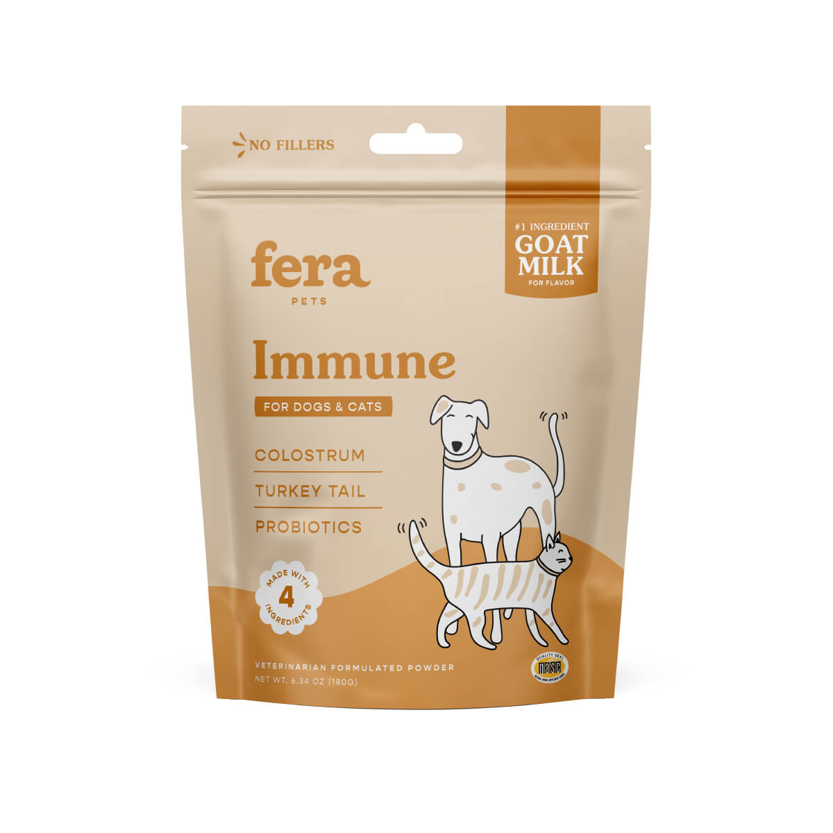 Fera Pets Immune Goat Milk Topper For Dogs & Cats