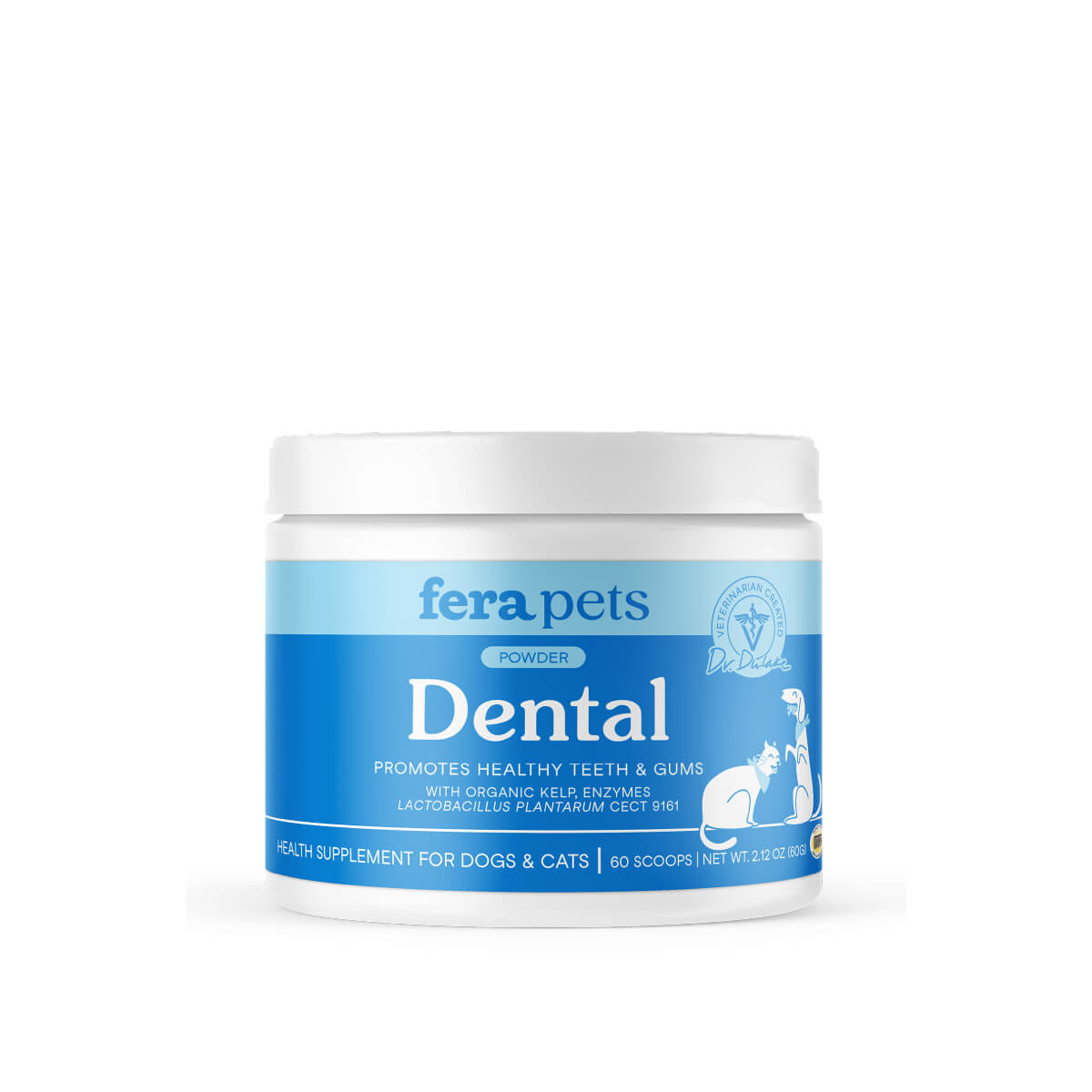 Fera Pets Dental Powder for Cats and Dogs