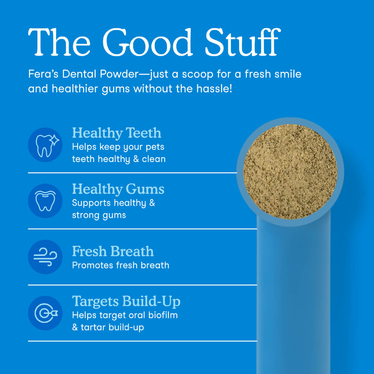 Fera Pets Dental Powder for Cats and Dogs