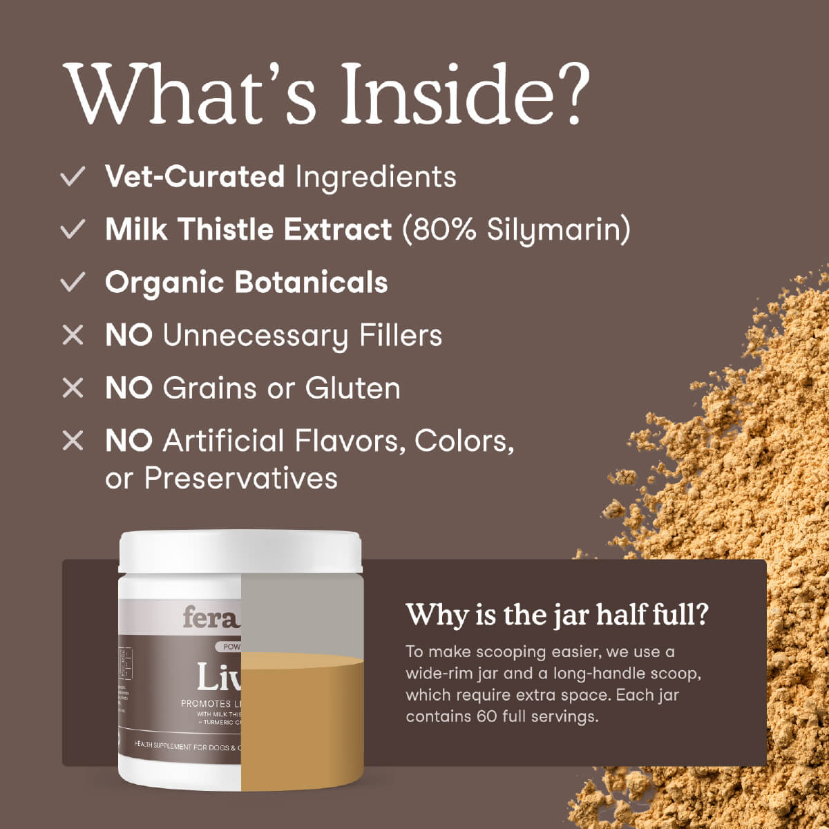 Fera Pets Liver Support for Dogs and Cats