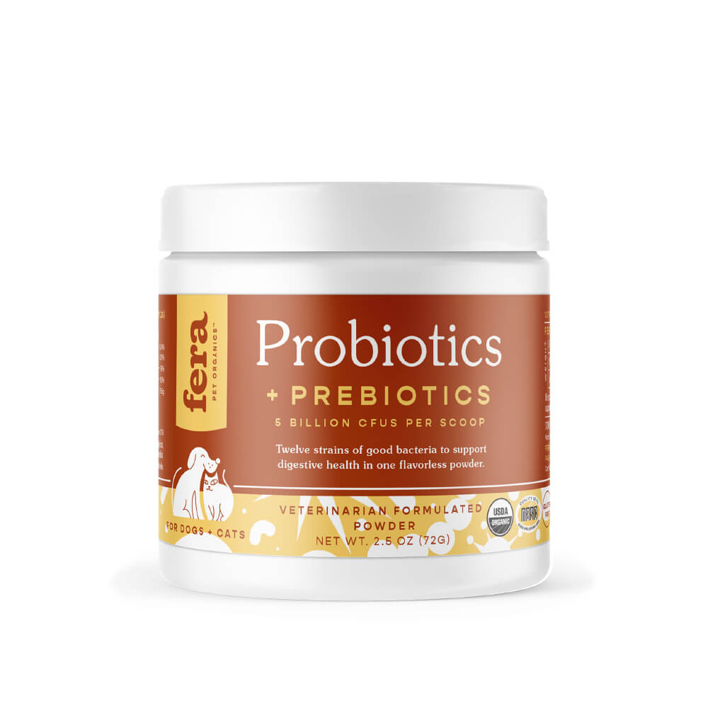 Fera Pets USDA Organic Probiotics with Prebiotics