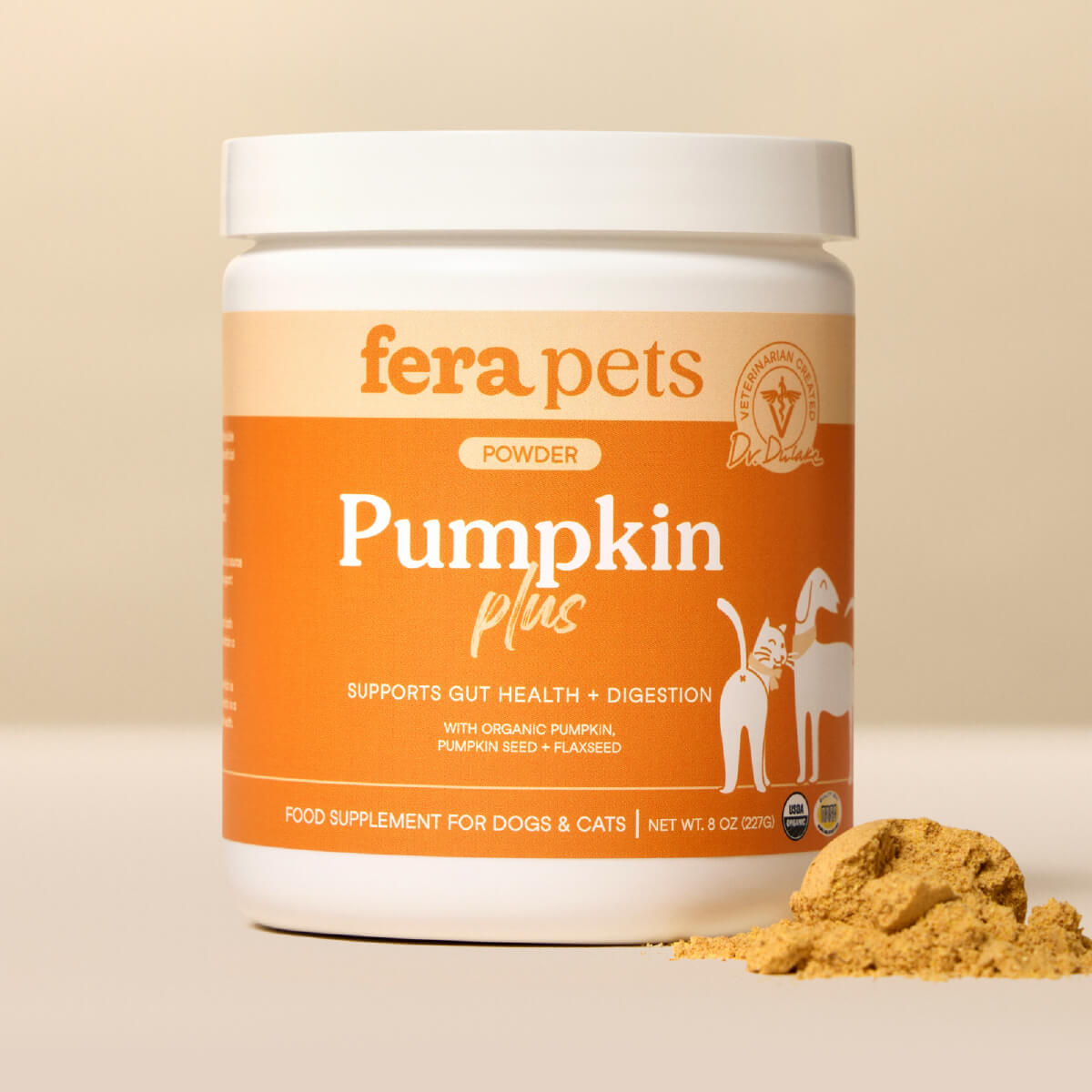 Fera Pets Pumpkin Plus Fibre Support for Dogs and Cats