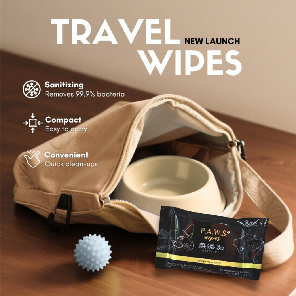 For Furry Friends P.A.W.S Travel Wipes | 8 Sheets