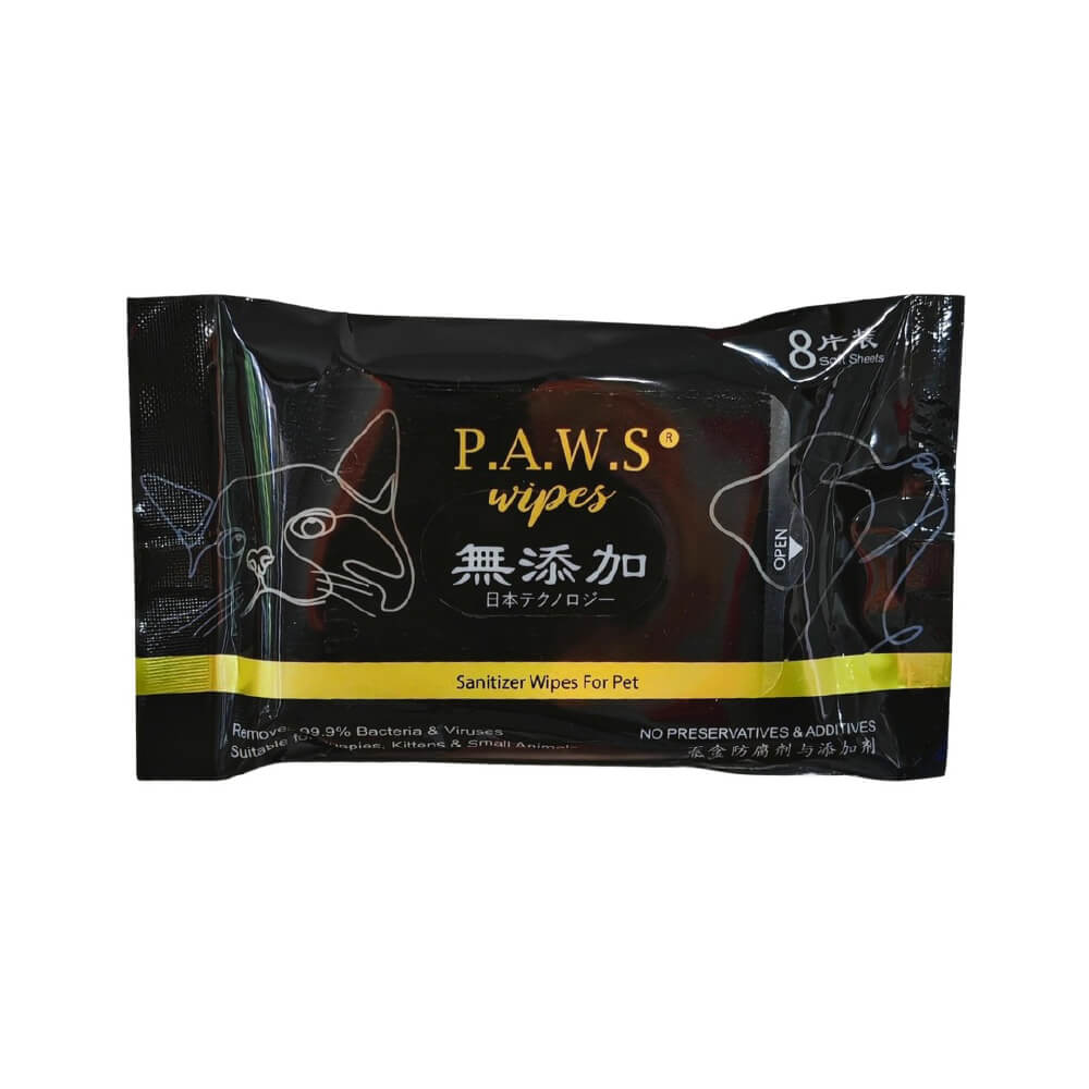 For Furry Friends P.A.W.S Travel Wipes | 8 Sheets