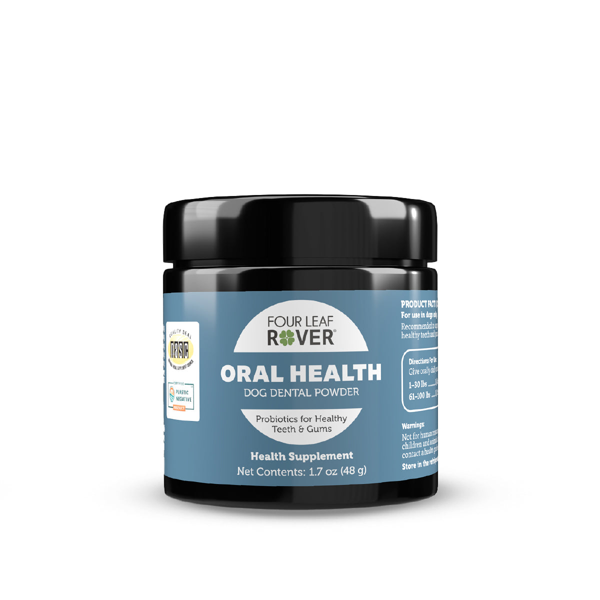 Four Leaf Rover Dental Health | With OraCMU Probiotics