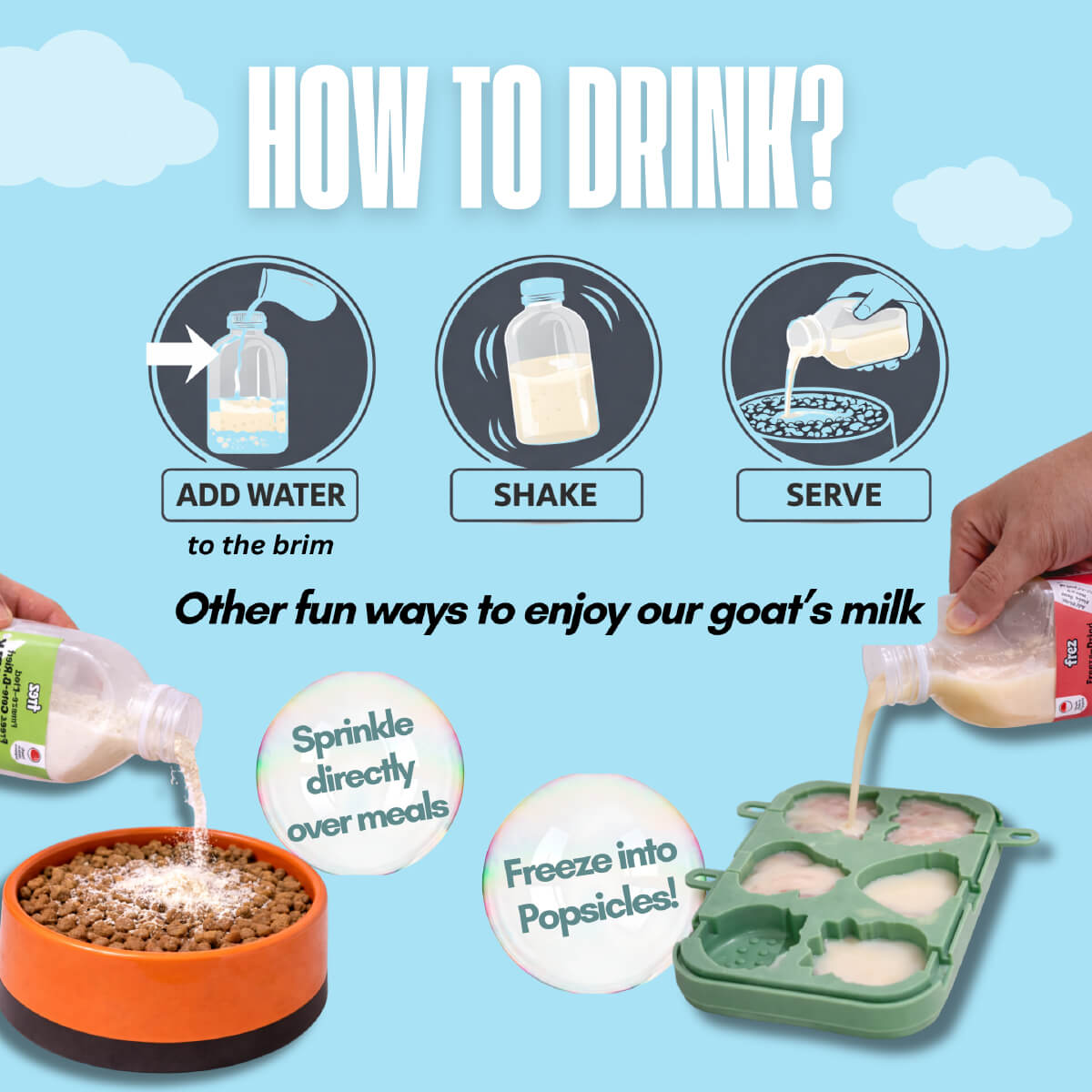 Frez Freeze Dried Raw Goat’s Milk | Goji Jujube