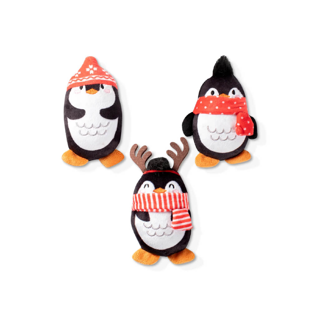 Fringe Studio Mini Chillin' Penguins Squeaky Plush Toy