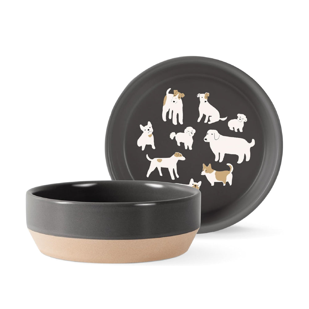 Fringe Studio Doggos Stoneware Bowl