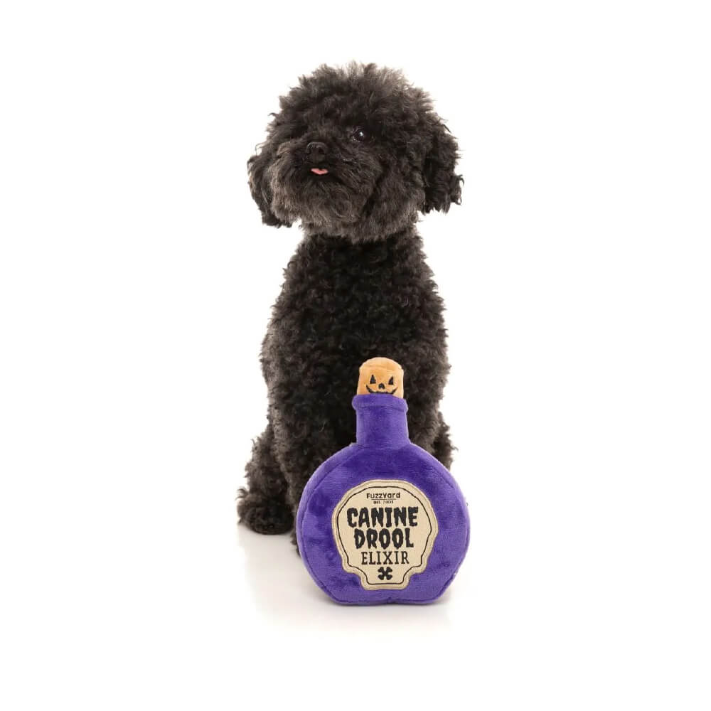 FuzzYard Halloween Plush Dog Toy | Canine Drool Elixir