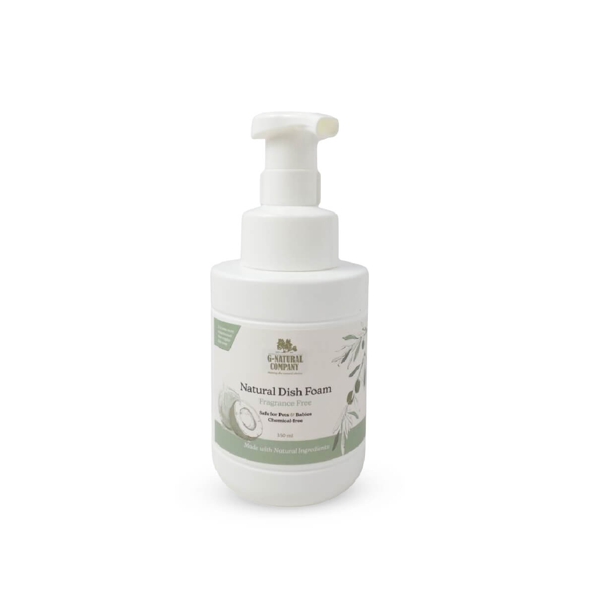 G-Natural Baby and Pet-Safe Dish Foam | Fragrance Free
