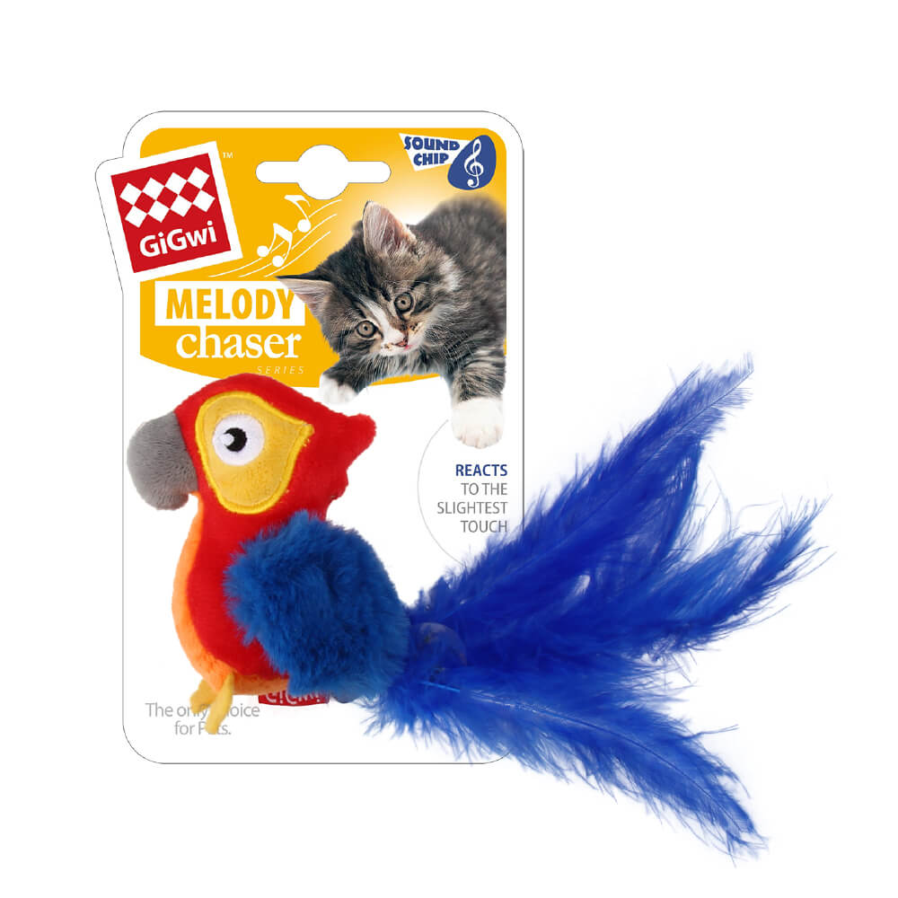 Gigwi Melody Chaser for Cats | Parrot