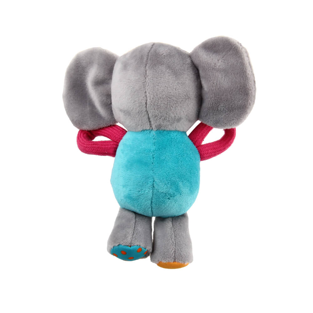 GiGwi Plush Friendz Tug Dog Toy | Elephant