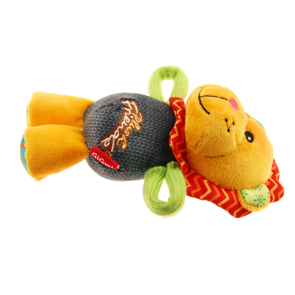GiGwi Plush Friendz Tug Dog Toy | Lion