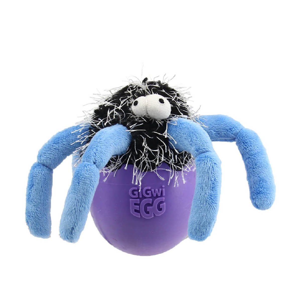 GiGwi Egg Wobble Rubber & Plush Dog Toy