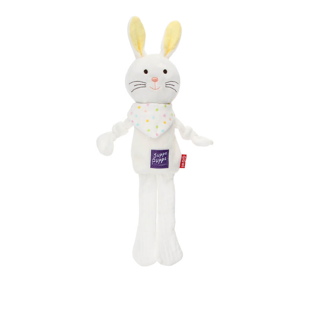 GiGwi Suppa Puppa Squeaky Rabbit for Puppies