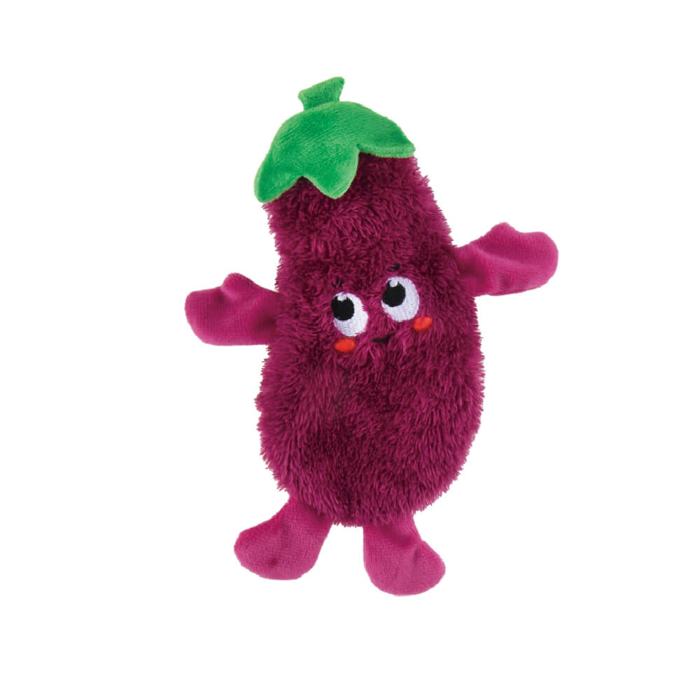 GiGwi Suppa Puppa Squeaky Eggplant for Puppies