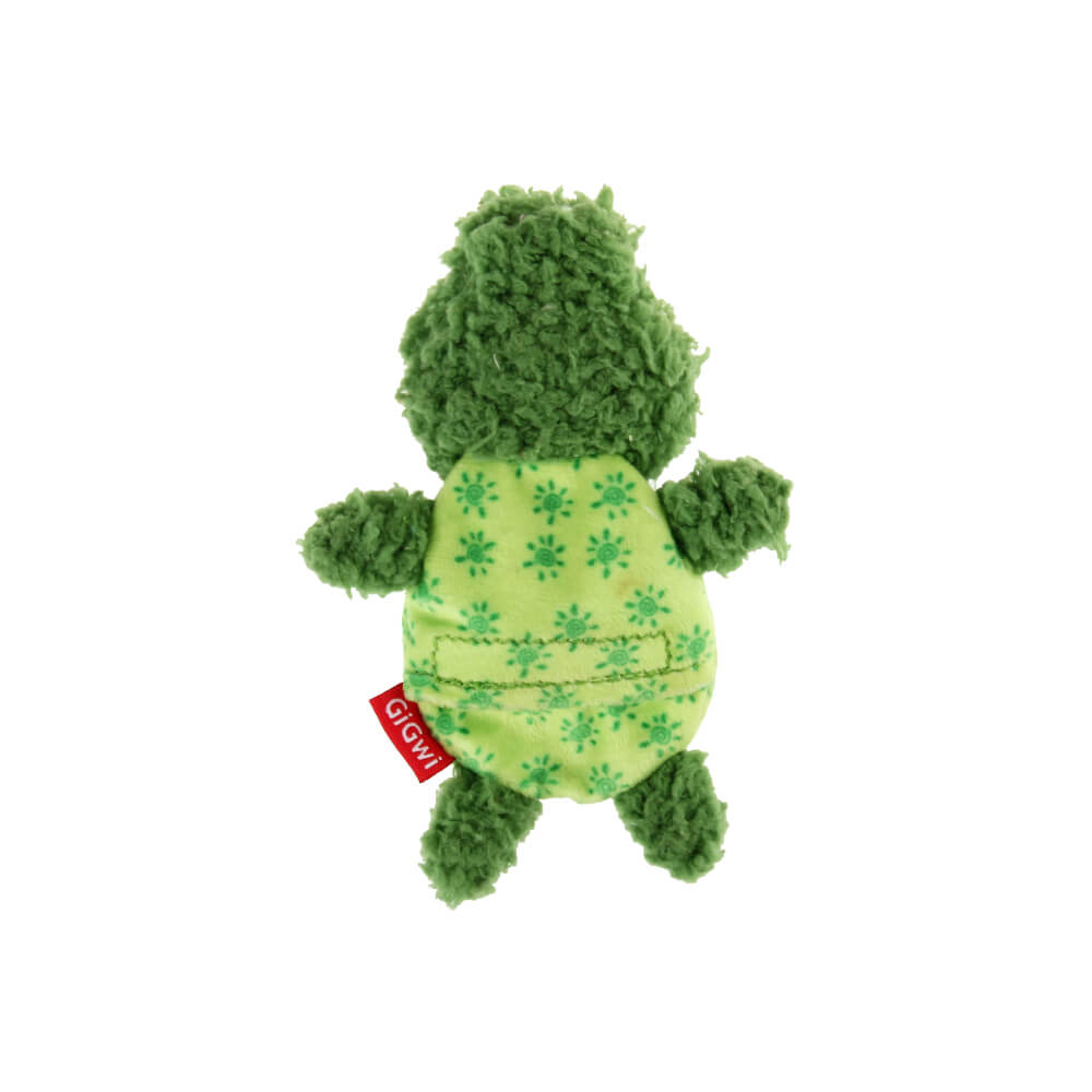 GiGwi Plush Friendz Frog w/ Refillable Squeaker