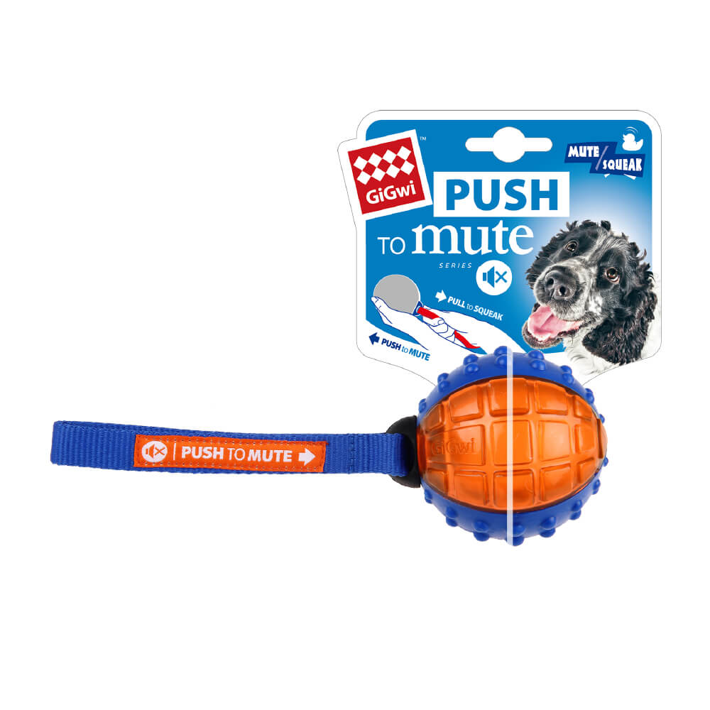 GiGwi Push To Mute Dog Toy | Ball