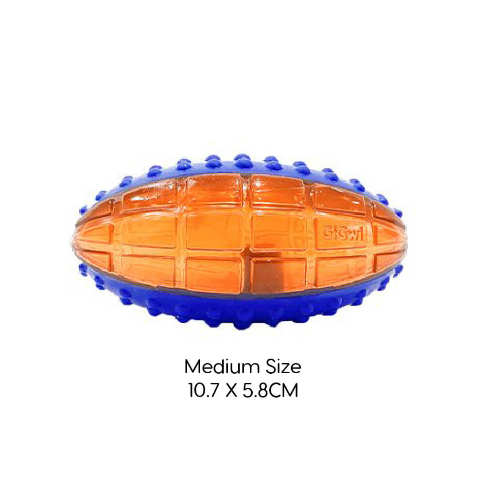 GiGwi Squeaky Rugby Ball