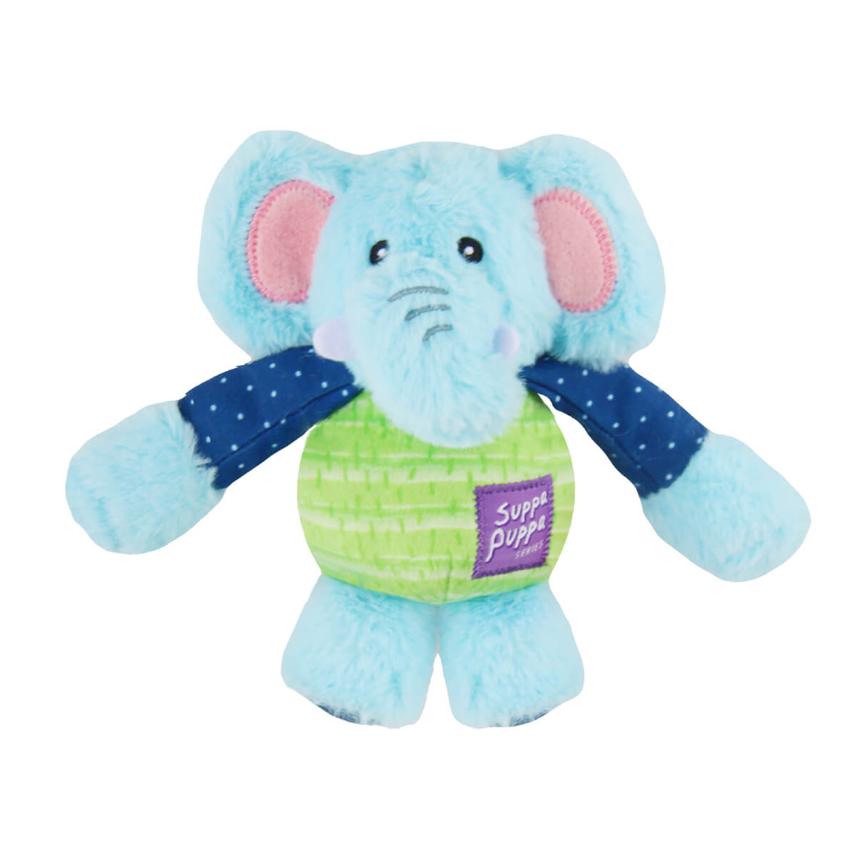 GiGwi Suppa Puppa Plush Toy for Puppies | Elephant with Squeaker