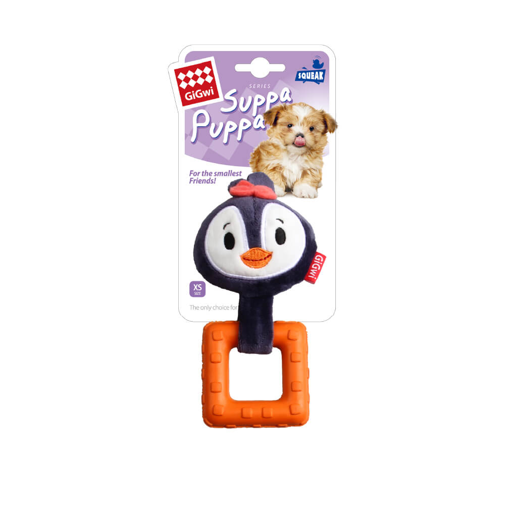 GiGwi Suppa Puppa Penguin Toy for Puppies