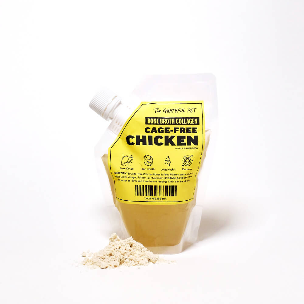 The Grateful Pet Bone Broth Collagen | Cage-free Chicken