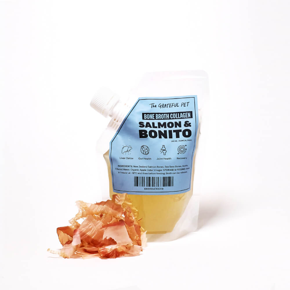 The Grateful Pet Bone Broth Collagen | Salmon & Bonito