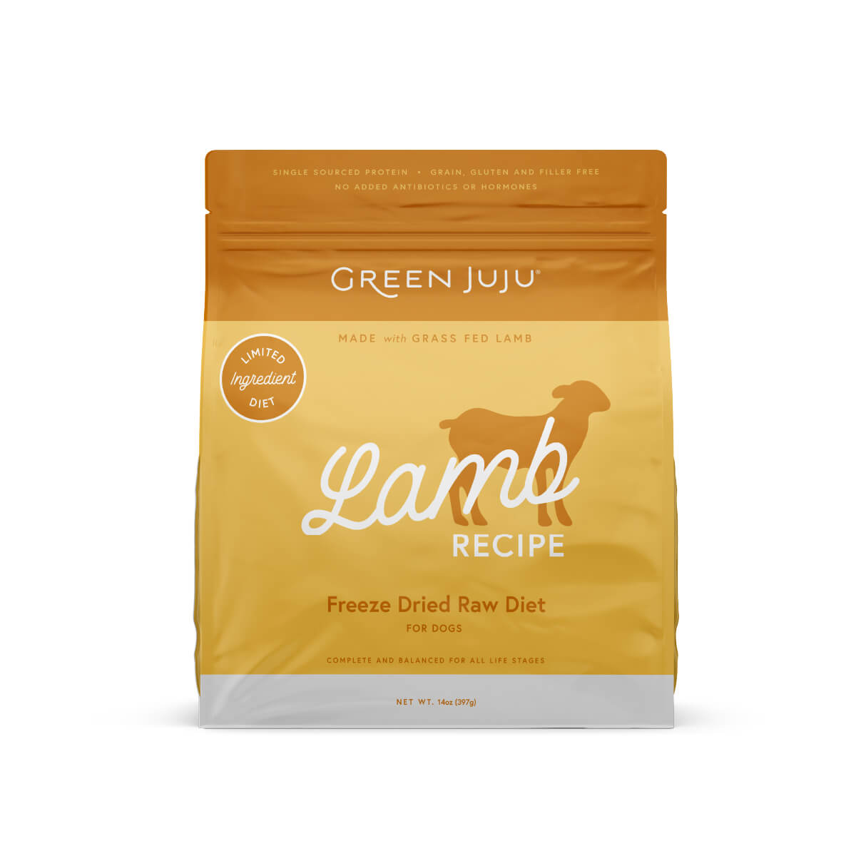 Green Juju Freeze-dried Raw Food | Lamb