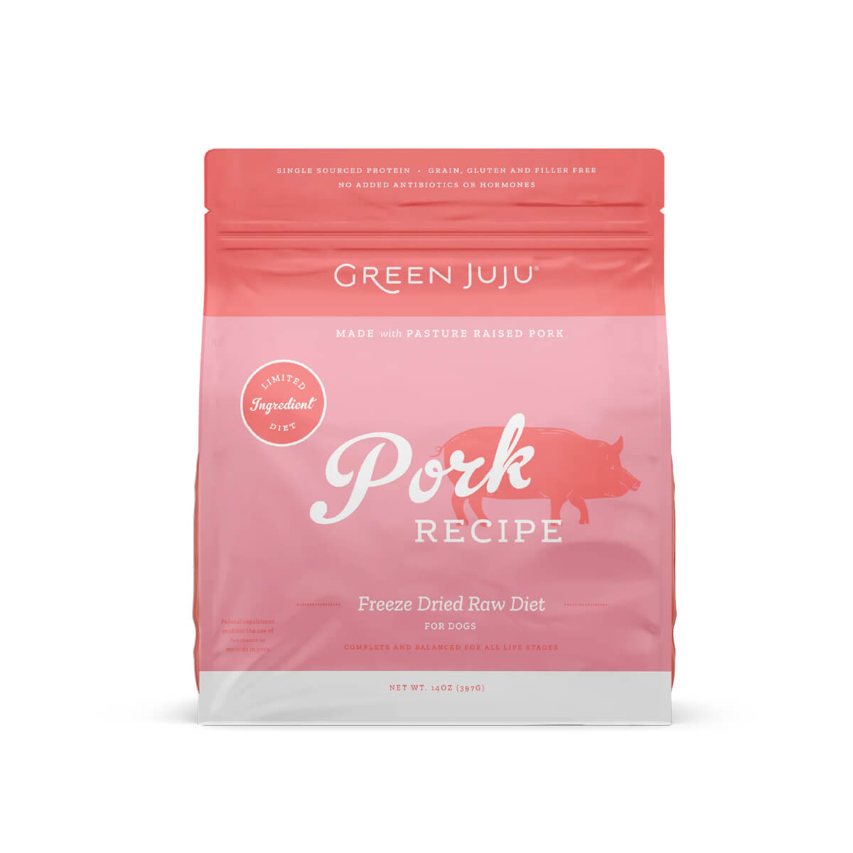 Green Juju Freeze-dried Raw Food | Pork
