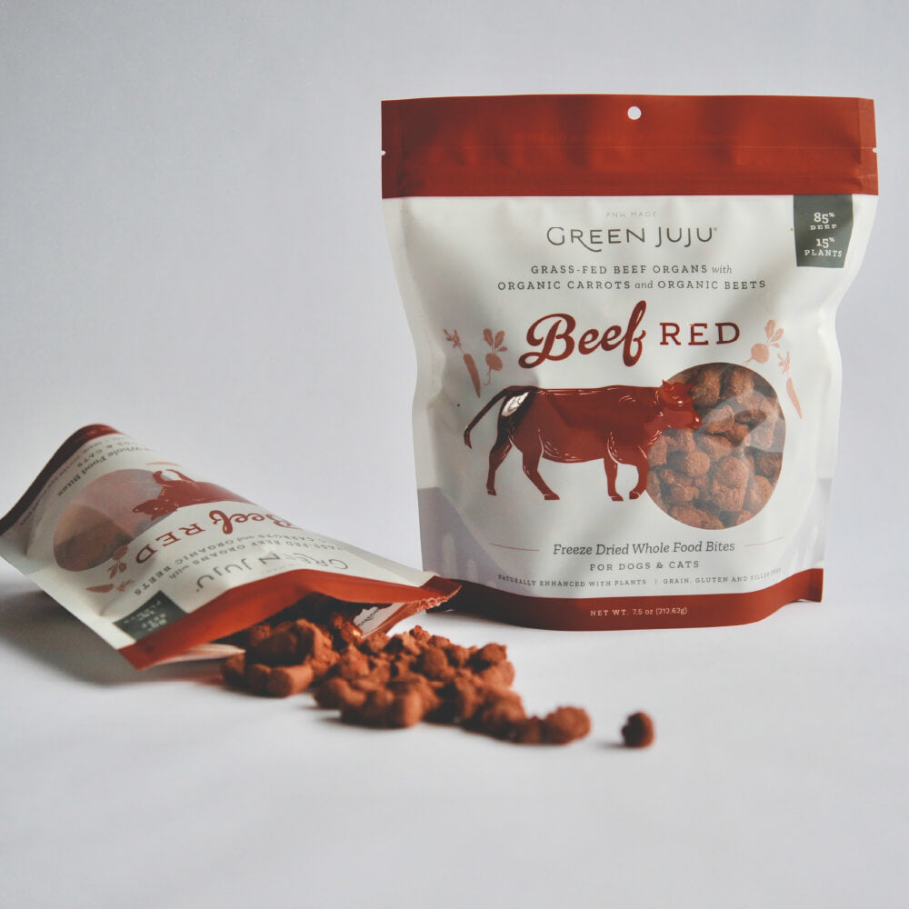 Green Juju Freeze-dried Treat/Topper | Beef Red