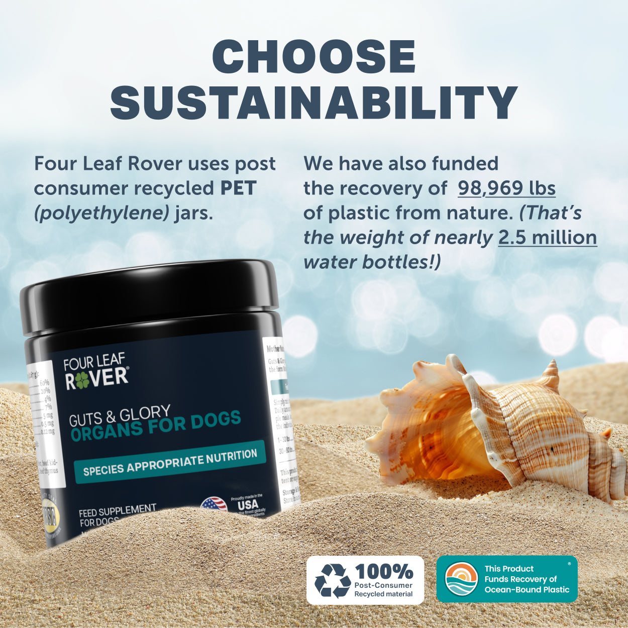 Four Leaf Rover Guts & Glory | Grass-fed Organs for Dogs