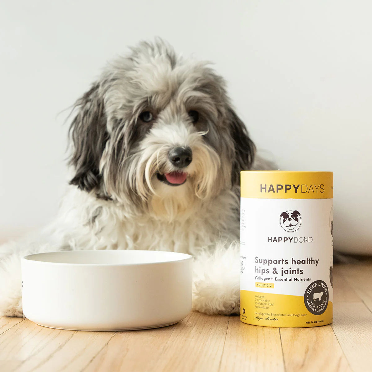 Happy Days Collagen Joint Supplement for Adult Dogs