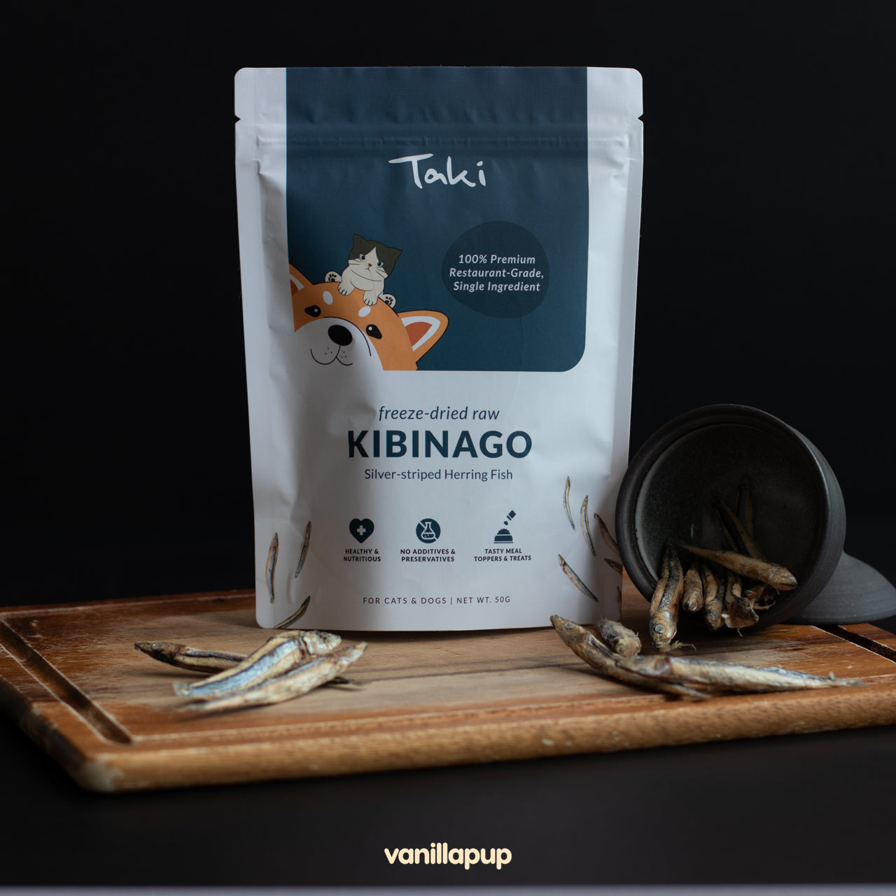 Taki Freeze-dried Kibinago Treats (Value Pack)