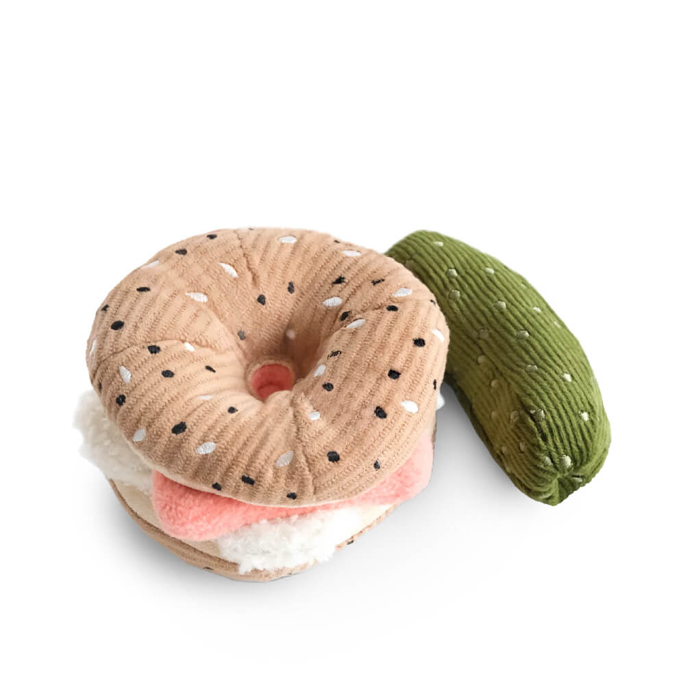 Lambwolf Bagel & Pickle Snuffle Toy