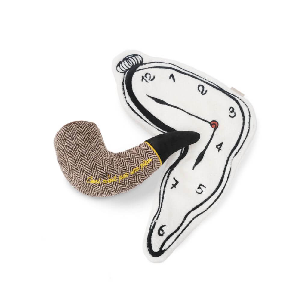 Lambwolf Modern Mutts-terpiece Surrealist Snuffles against a white background