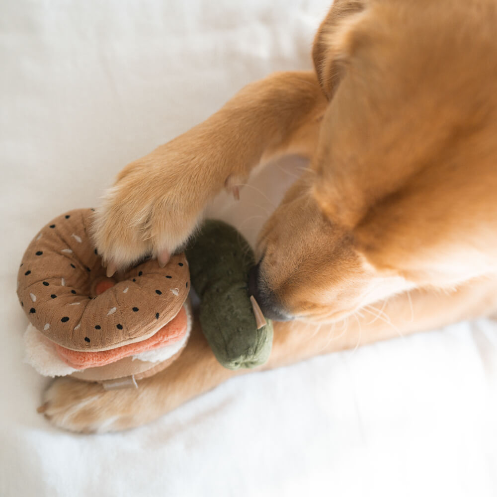 Lambwolf Bagel & Pickle Snuffle Toy