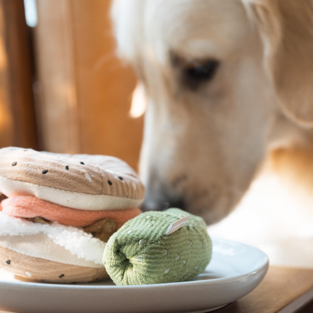 Lambwolf Bagel & Pickle Snuffle Toy