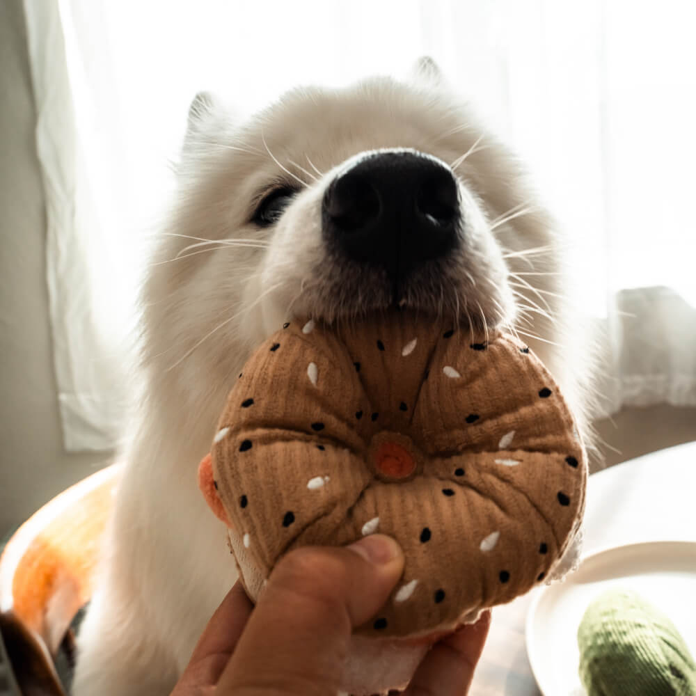 Lambwolf Bagel & Pickle Snuffle Toy