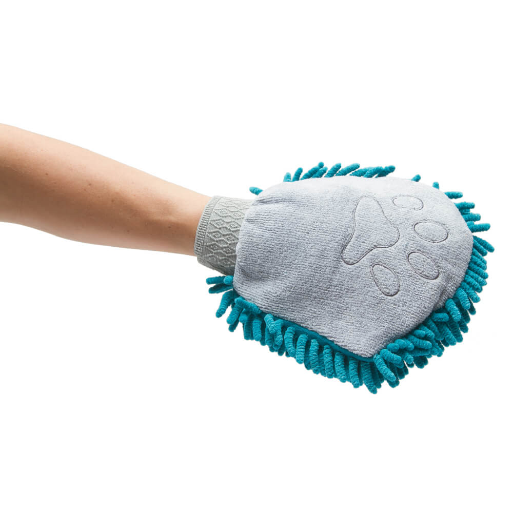 Messy Mutts Microfibre Grooming Mitt, Paw Cleaner