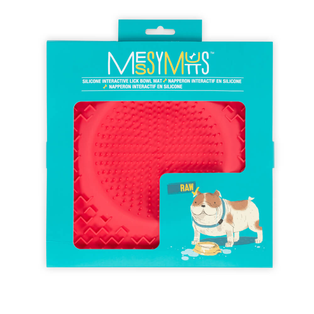 Messy Mutts 10" Silicone Therapeutic Licking Bowl Mat